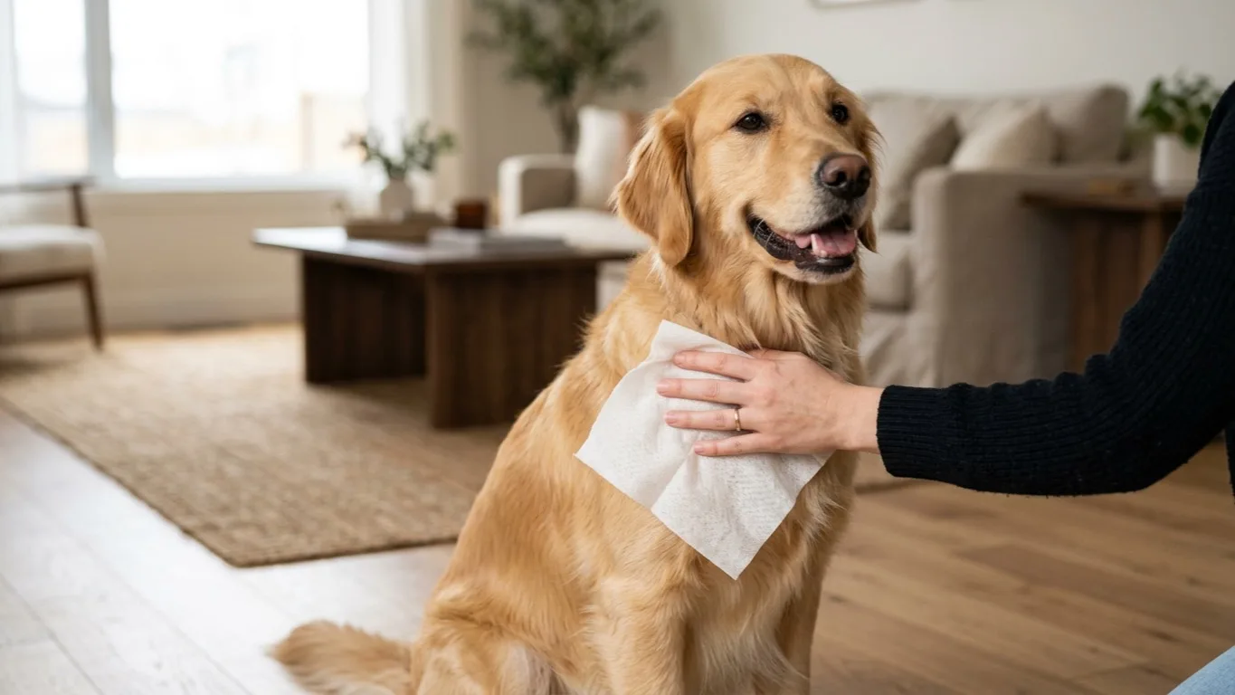 How to Clean Your Dog Between Baths Without Irritating the Skin