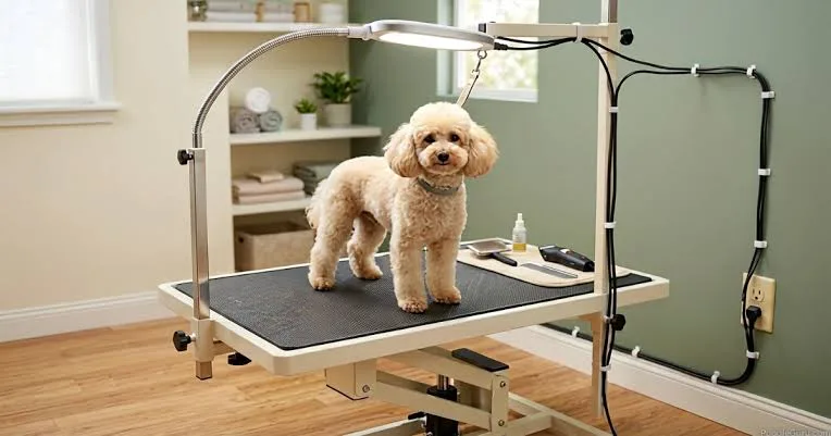 How to Set Up a Safe Home Grooming Table Before You Start Brushing or Clipping