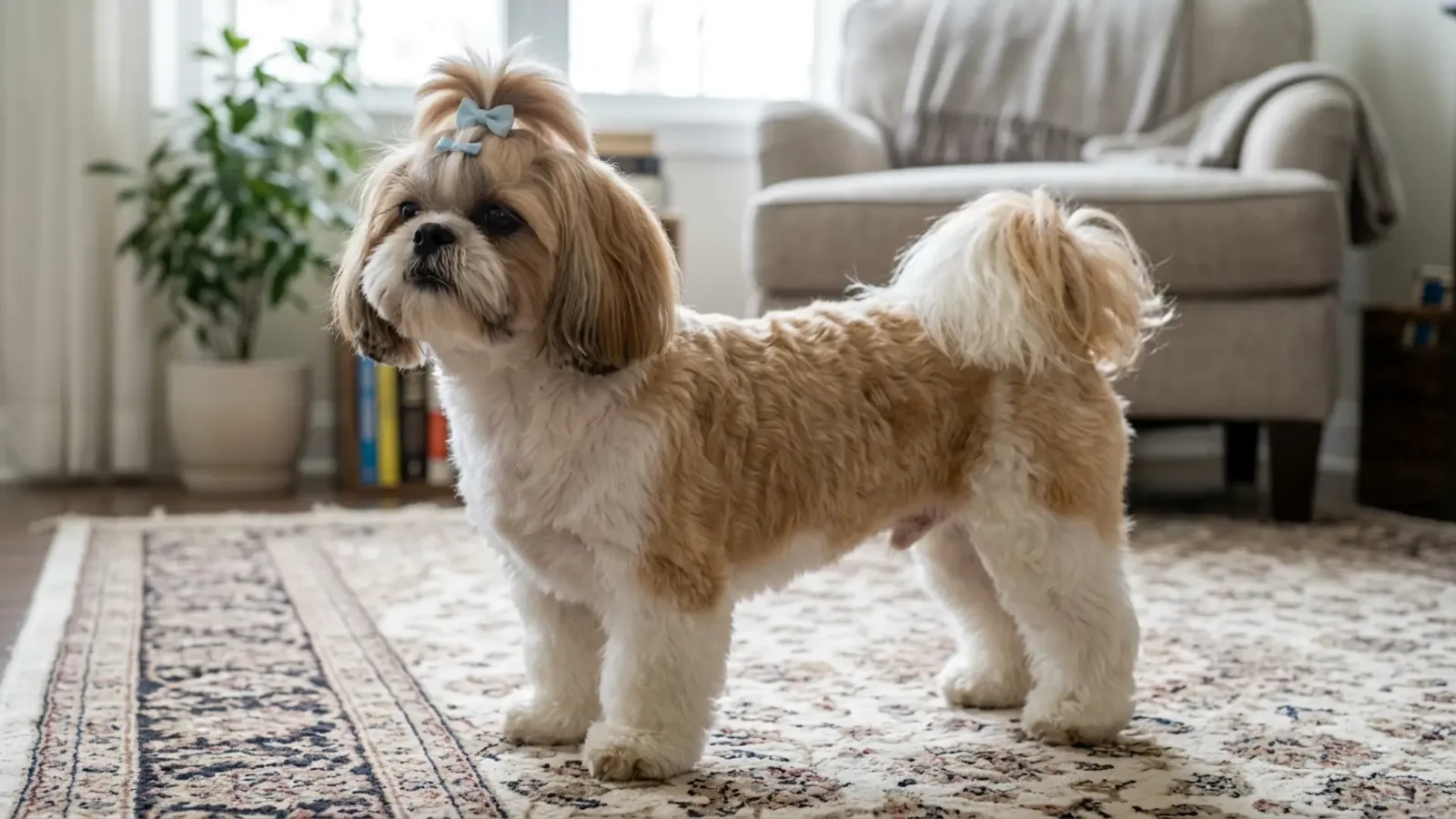 The Glamorous Shih Tzu Coat, From Top Knot to Tail